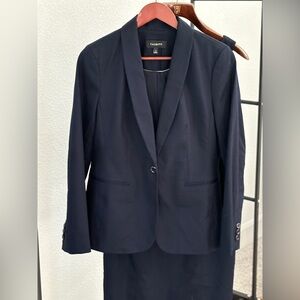 Navy New Talbots Dress Suit